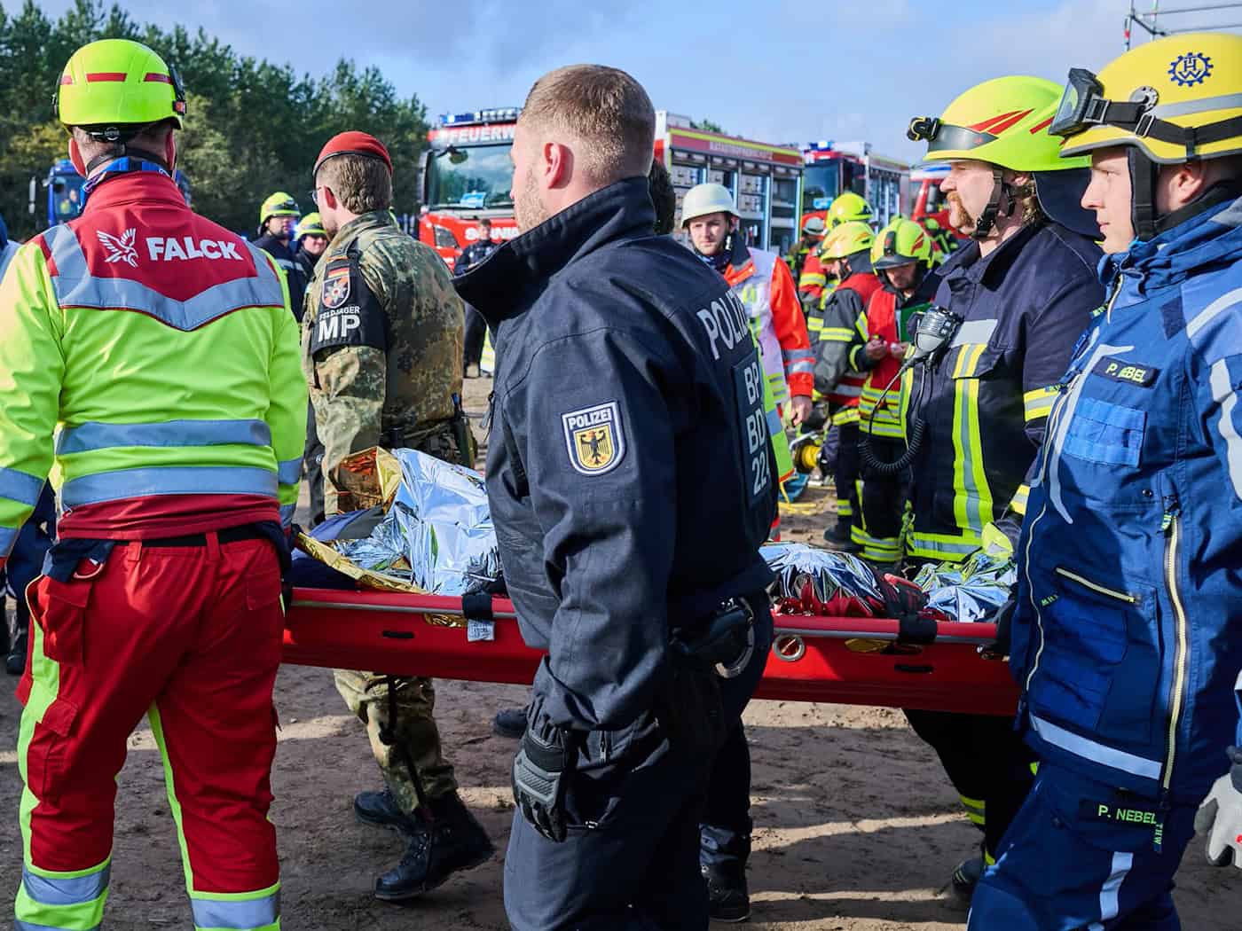 Drill in Upper Lusatia: Rescue Operations Without Cell Service