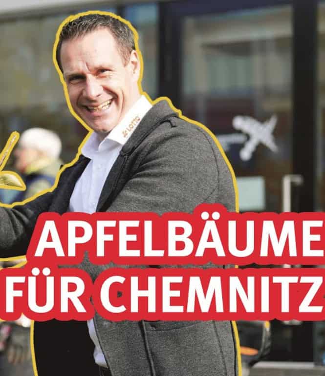 Foto zu Sachsenlotto Umfrage | Apfelbäume für Chemnitz, Chemnitz 2025 meets TU Chemnitz