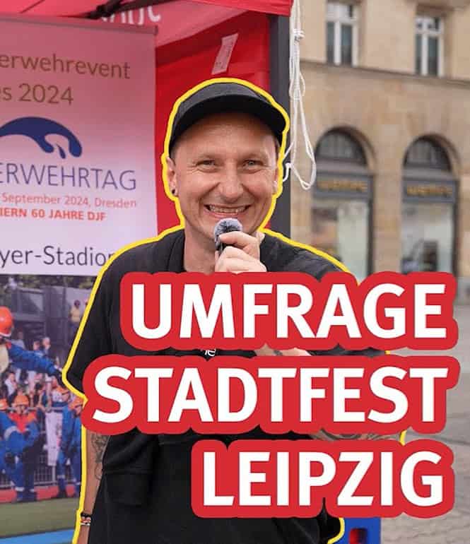 Foto zu Sachsenlotto Umfrage | Blaulichtmeile der Feuerwehr auf dem Stadtfest Leipzig