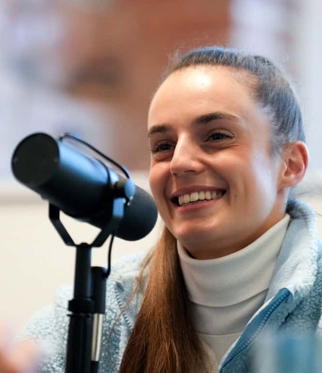 Pauline Schäfer-Betz ist eine echte Kämpfernatur. Trotz der Verletzungen in der vergangenen Zeit kann die Kunstturnerin an den Olympischen Spielen teilnehmen. Ihr Ziel ist das Schwebebalken-Finale. 