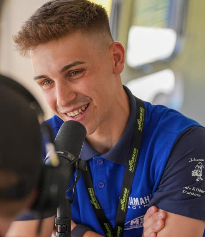 Foto zu MotoGP Talk 2024, Marvin Siebdrath, Team Yamaha Racing by M32