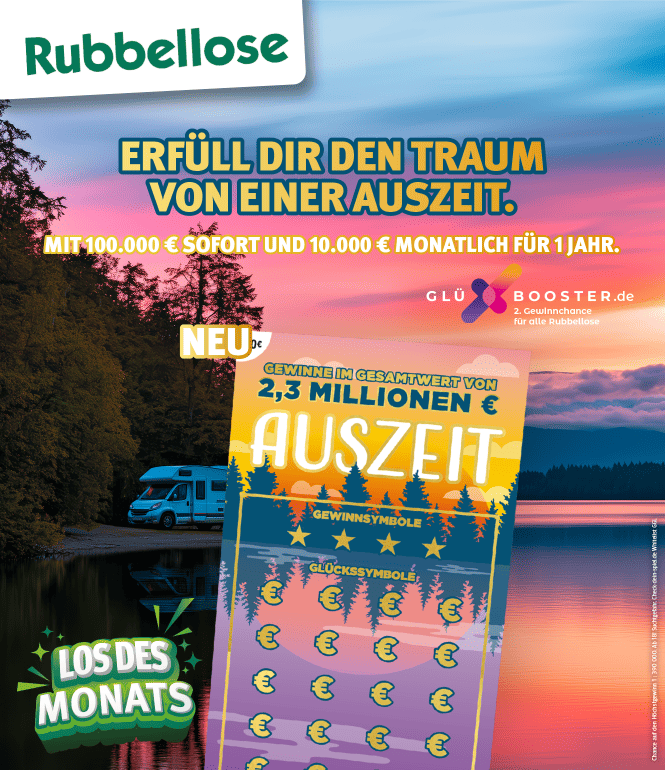 Foto zu Neues Rubbellos: Ein Jahr Freiheit mit "Auszeit"