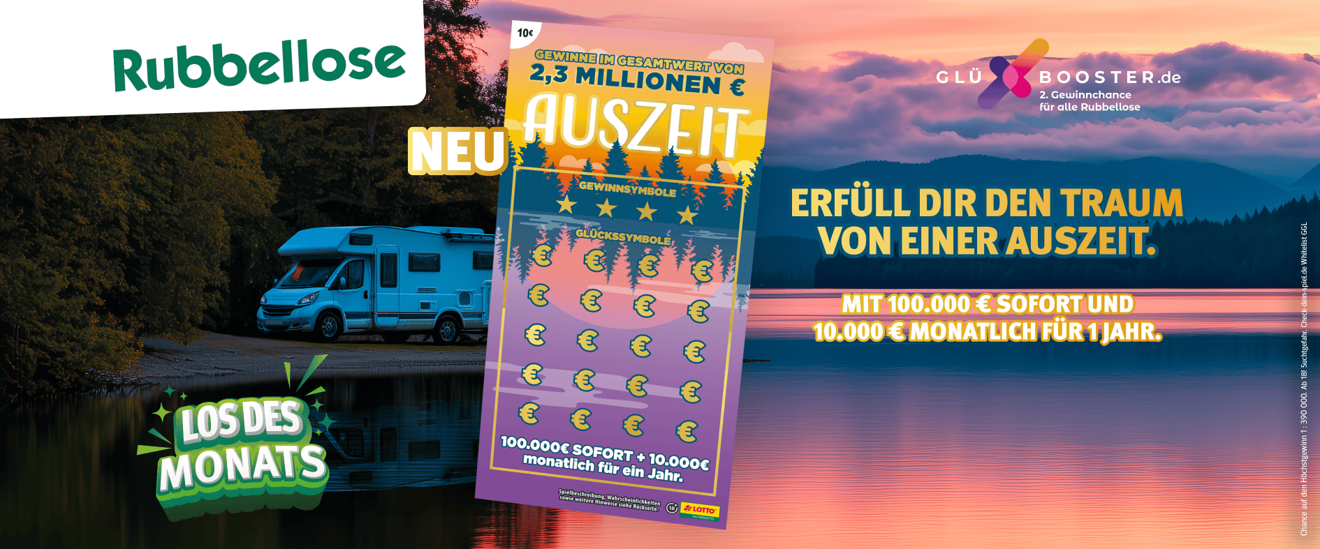 Foto zu Neues Rubbellos: Ein Jahr Freiheit mit "Auszeit"