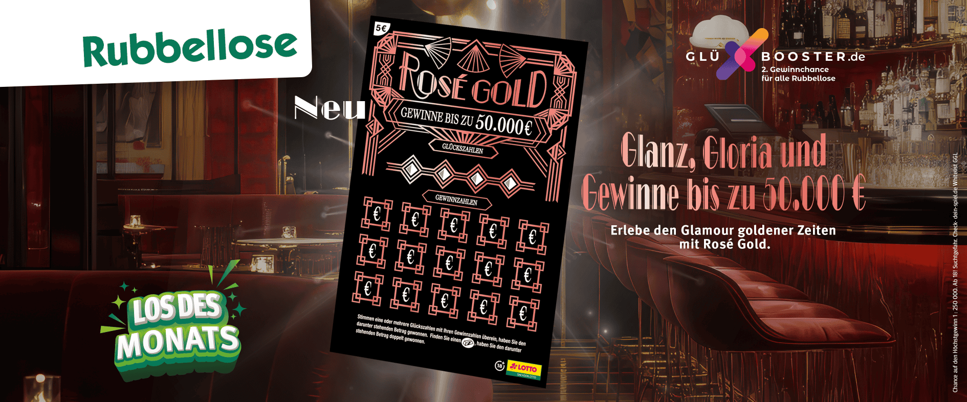 Foto zu Zeit für Glanzmomente: Neues Rubbellos "Rosé Gold"