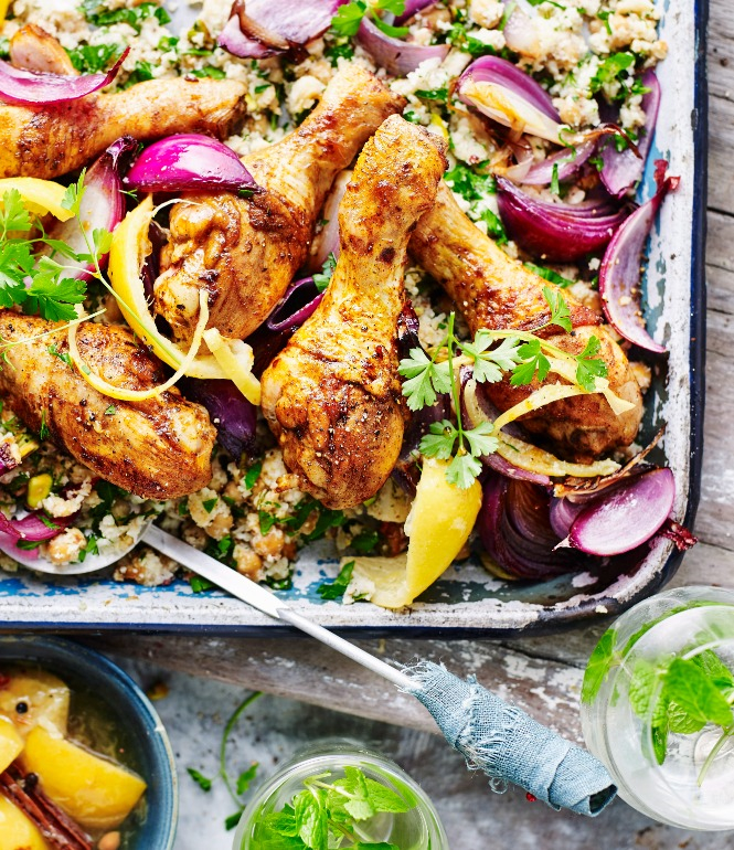 Foto zu Marokkanisches Huhn mit Blumenkohl-Pilaf