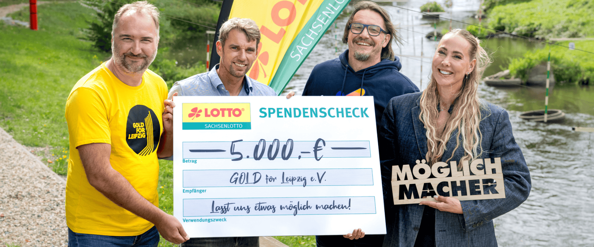  Neue Sachsenlotto-Möglichmacherin Sylvia Walker unterstützt GOLD for Leipzig e.V.