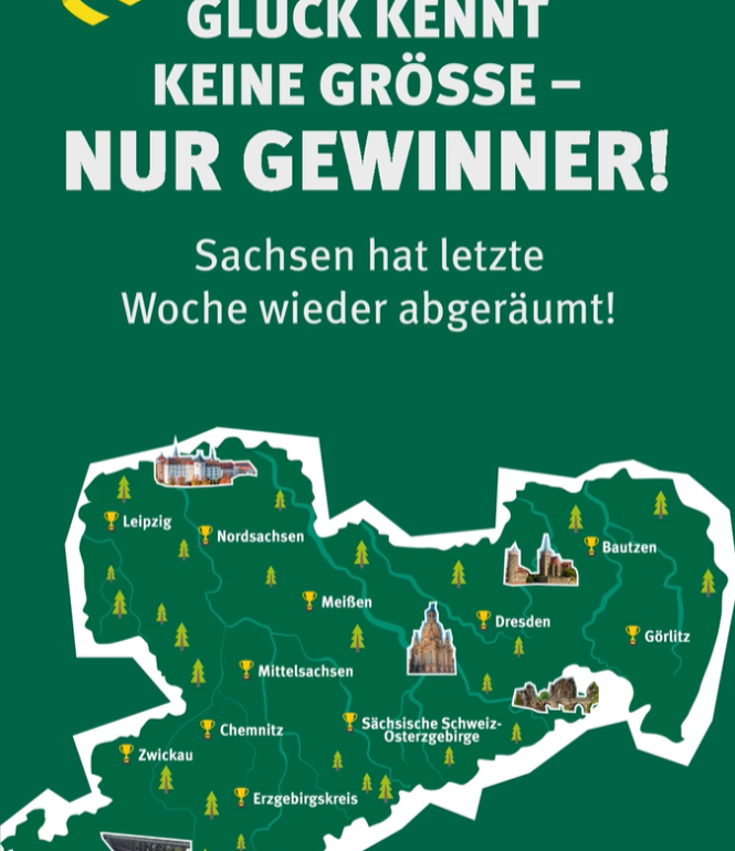 Foto zu Sachsenlotto-Gewinner der Woche: 3× LOTTO 6aus49 Klasse 3 – 19.836 Euro in Chemnitz