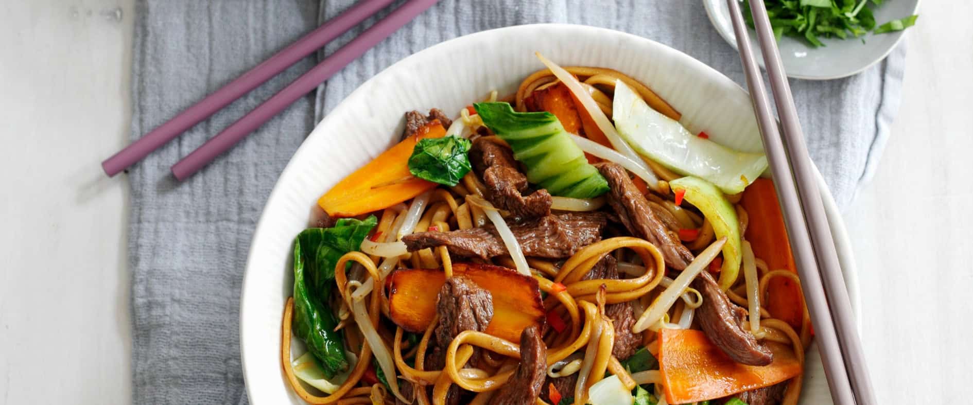 Foto zu Shanghai-Nudeln mit Rindfleisch