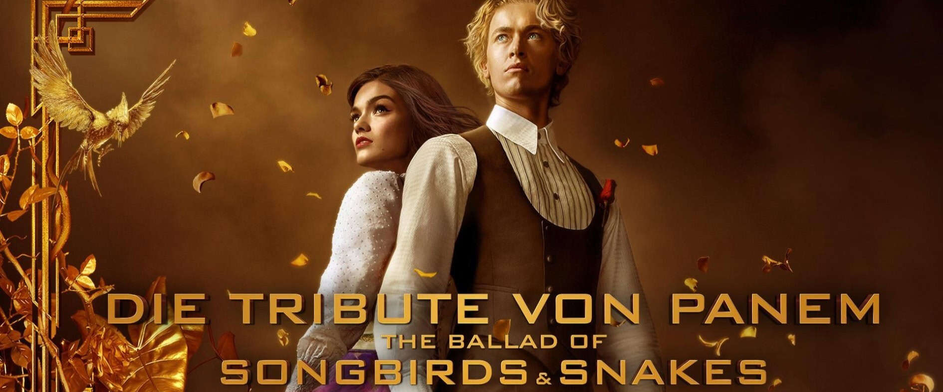 Offizielles Filmposter zur Free-TV-Premiere von „Die Tribute von Panem – The Ballad of Songbirds and Snakes“ im TV-Tipp am Sonntag, 15. Februar 2026, um 20:15 Uhr auf ProSieben.