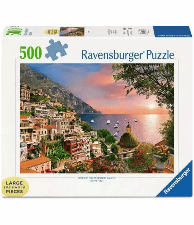 Foto zu Je ein Large-Pieces-Puzzle „Positano” von Ravensburger
