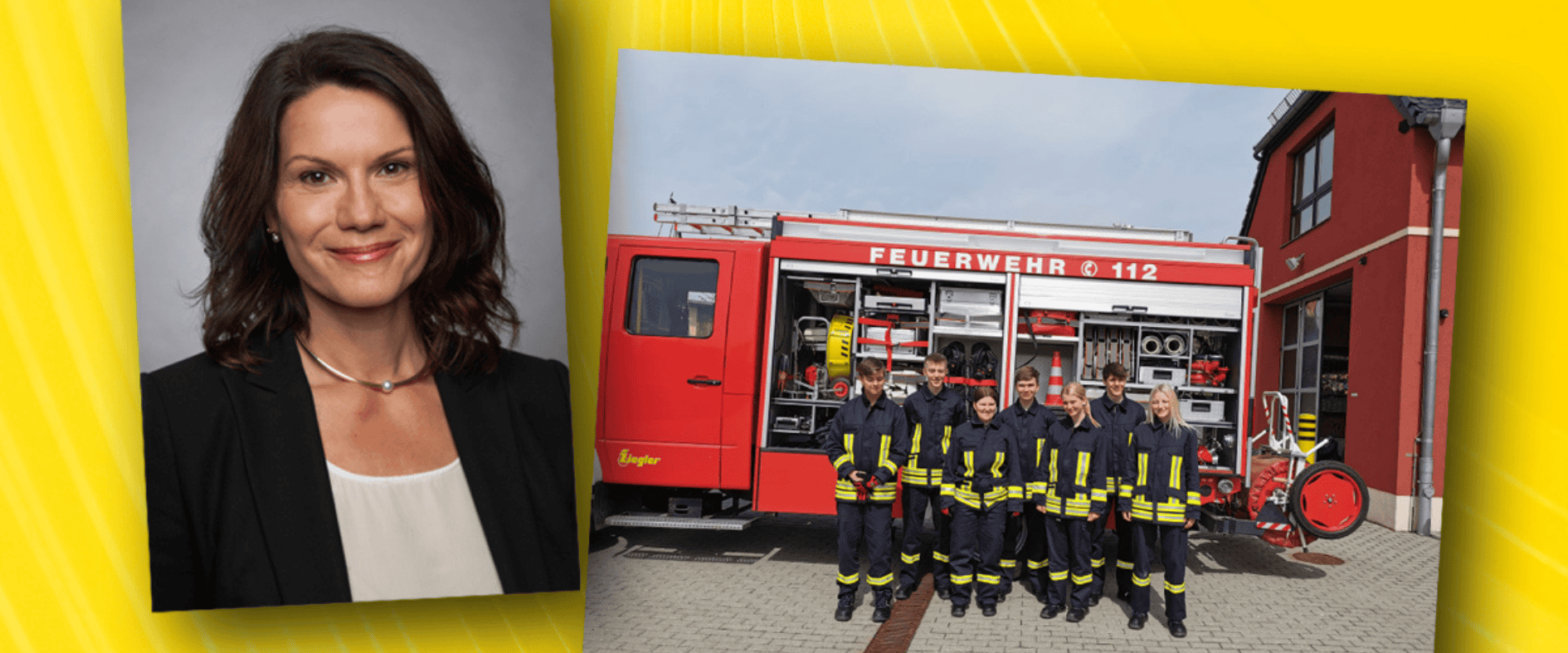 Foto zu Brandheiße Glücksbotschaft für die Feuerwehr Dohna