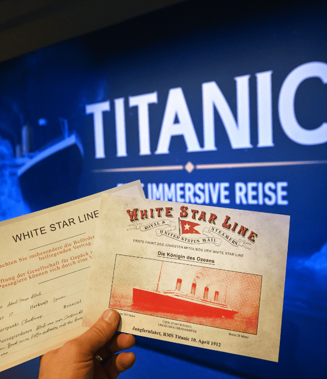 Titanic Experience in Dresden: Immersive Ausstellung lässt die Geschichte des berühmten Ozeanriesen mit Artefakten, Projektionen und VR-Stationen lebendig werden