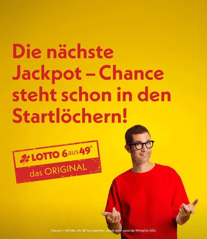 LOTTO 6aus49: Jackpot-Serie mit 50 Millionen Euro, vier neuen Millionären und weiter 31 Millionen im nächsten Topf