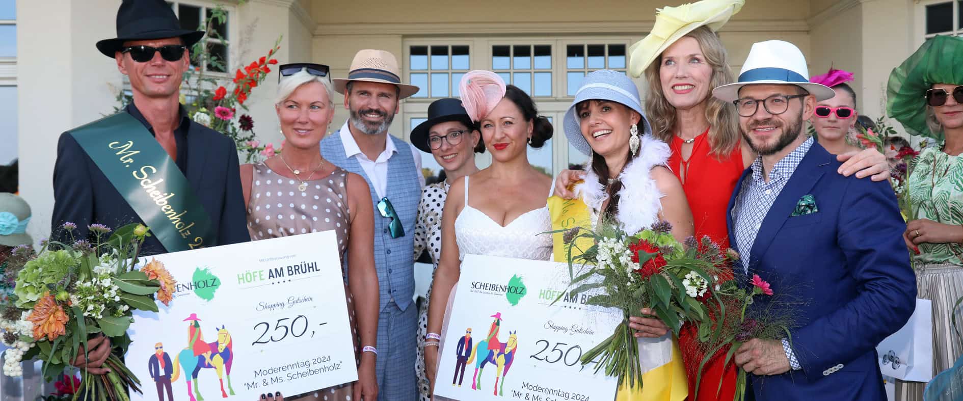 Die Jury beim Moderenntag 2024 mit prominenter Unterstützung von Lottofee Franziska Reichenbacher