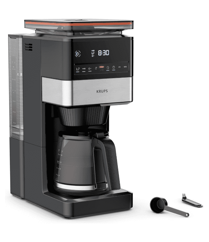 Foto zu Eine Filterkaffeemaschine „Grind Aroma XL“ von Krups