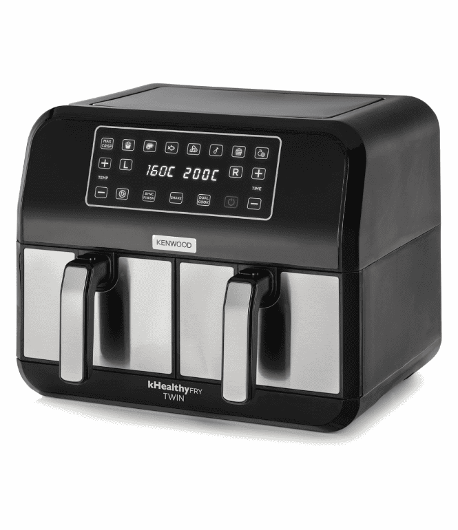 Foto zu Eine Heißluftfritteuse „kHealthy Fry Twin“ von Kenwood