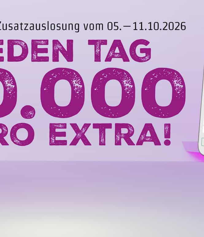 KENO Zusatzauslosung mit täglich 20.000 Euro und iPhone 18 Pro 