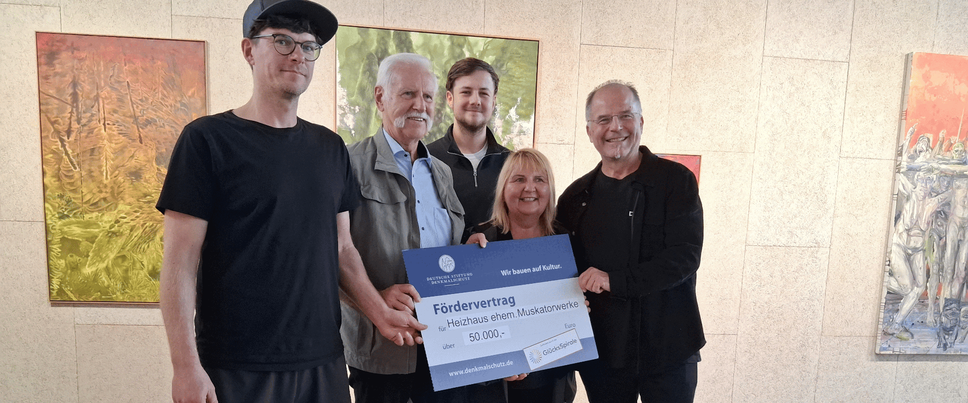 Kunsthalle Riesa erhält 50.000 Euro von Sachsenlotto und der Deutschen Stiftung Denkmalschutz