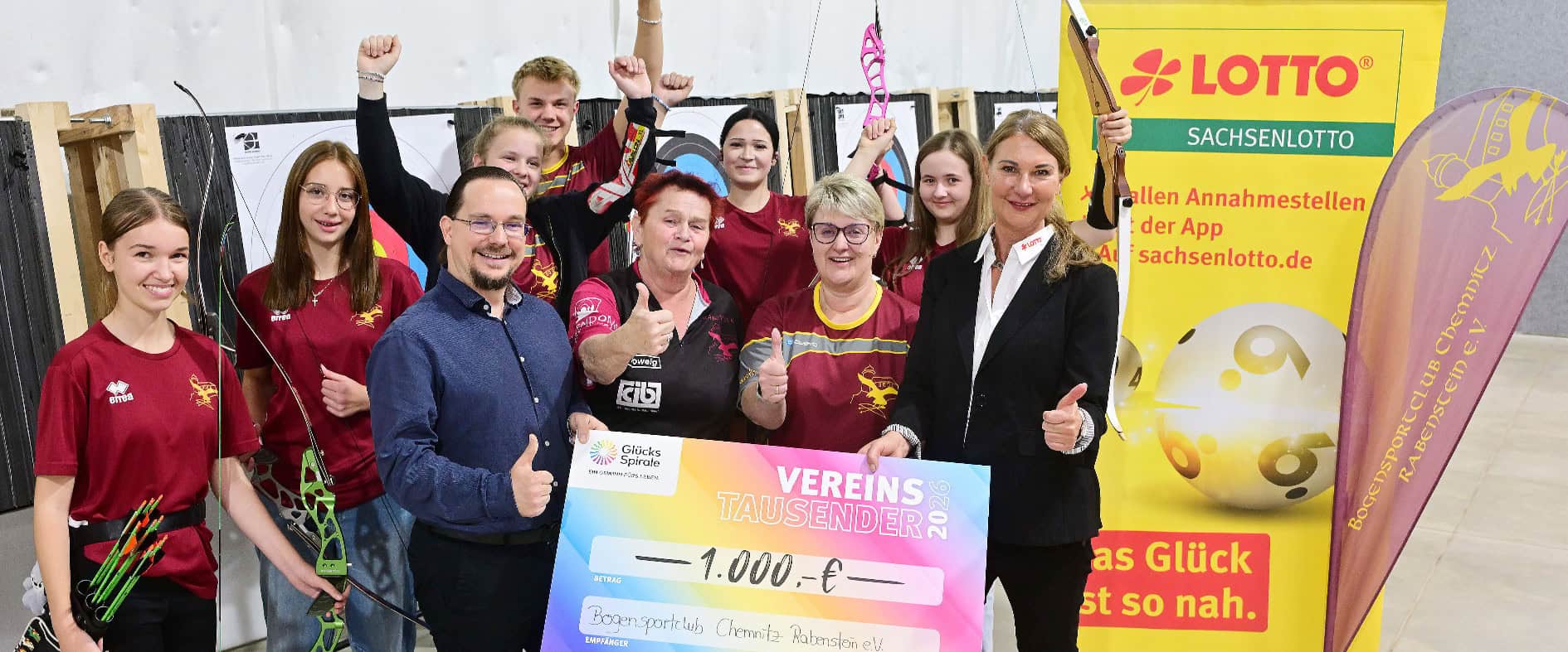 Chemnitzer Bogensportverein fördert den Nachwuchs und gewinnt Vereinstausender
