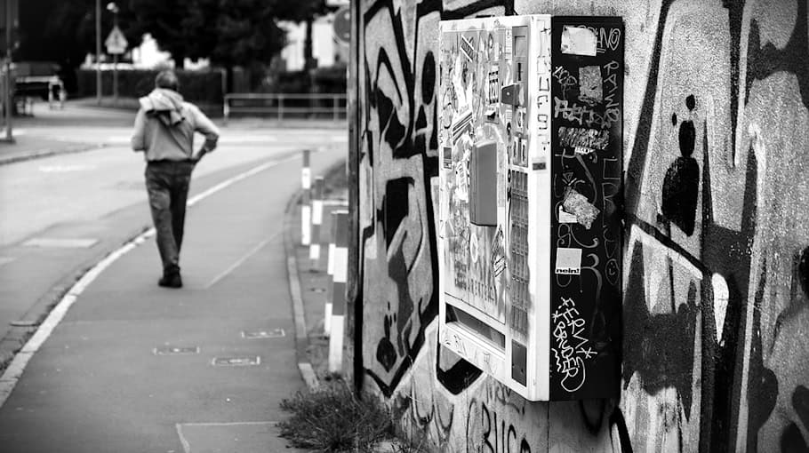 Automat beschädigt