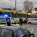 Verkehrsunfall auf der Fischhausstraße in Dresden