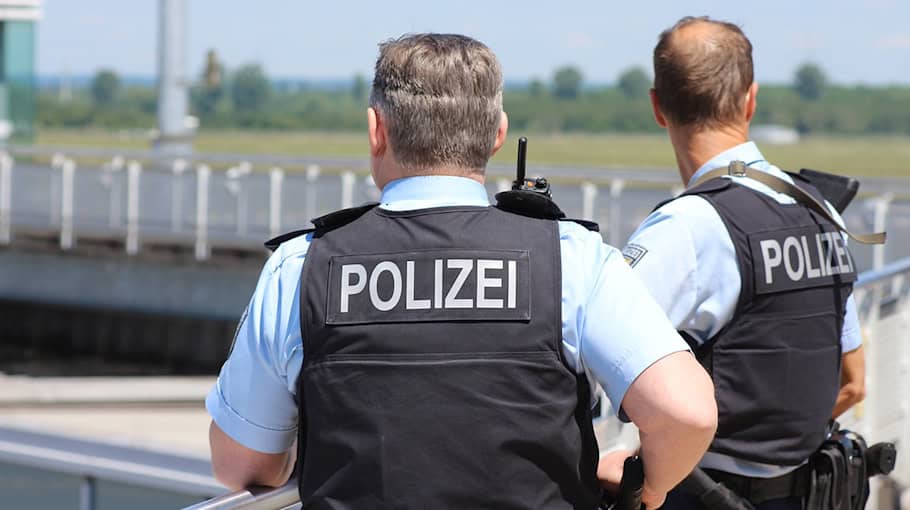 Kontrollen der Polizei auf der A4 bei Dresden