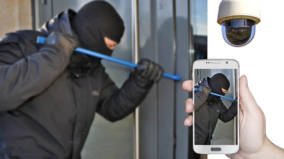 Einbruch in Einfamilienhaus nachts überrascht Paar