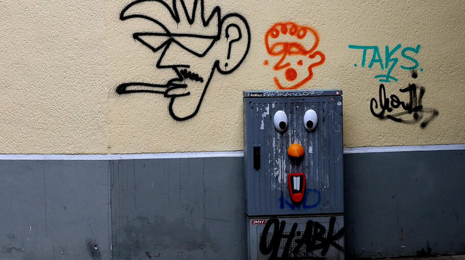 Vandalismus an Stromverteilerkasten in Ostritz