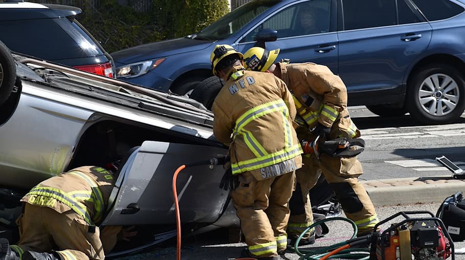 Verkehrsunfall auf der Wainsdorfer Straße
