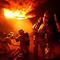 Feuerwehr löscht Brand in Garage in Mülsen St. Jacob