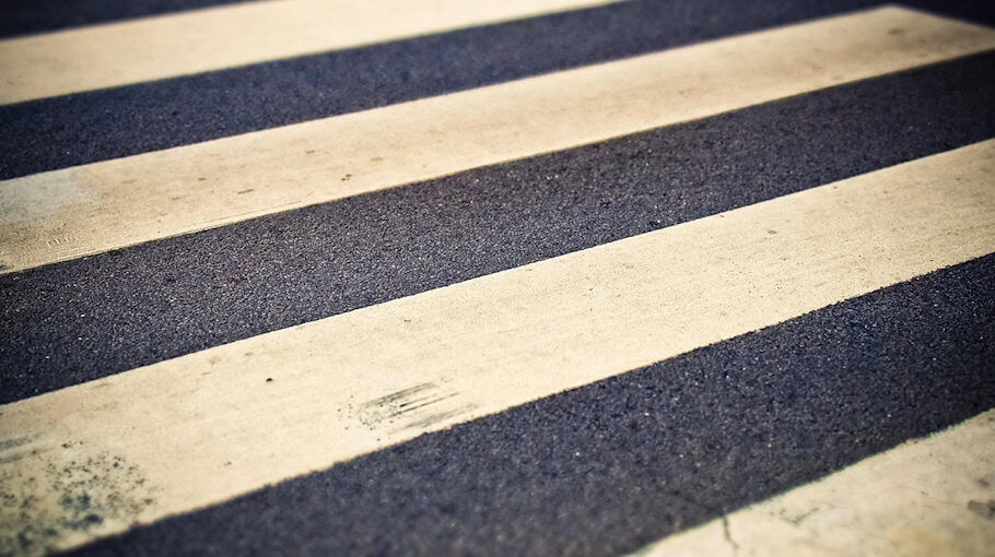 Unfall an Zebrastreifen in Hoyerswerda