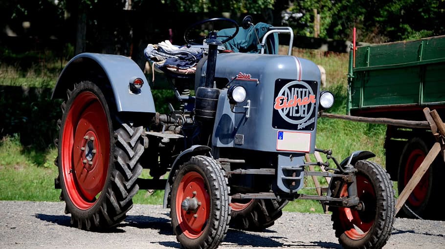Diebstahl eines Traktors in Königsbrück