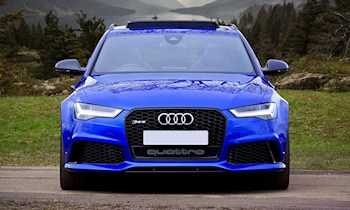 Diebstahl eines blauen Audi RS6 in Berlin