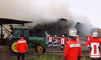 Brand in Kleingartenanlage in Ebersdorf