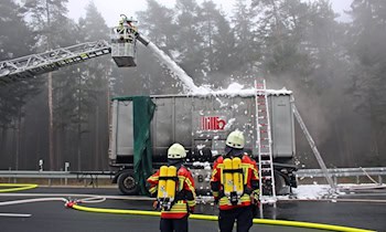 Tanklaster-Unfall auf der A4 in Richtung Dresden