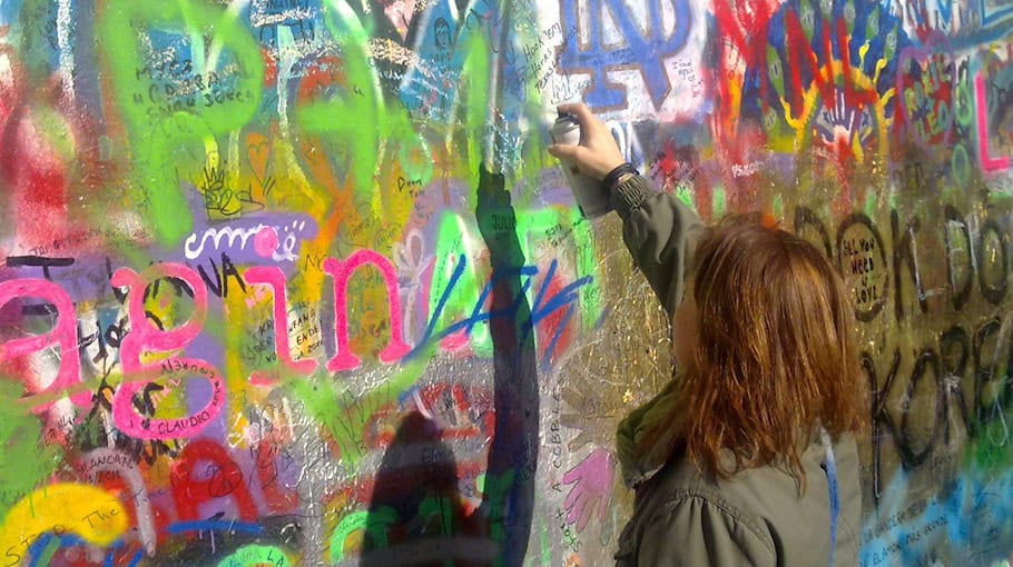 Vandalismus an Blitzeranhänger am Nordplatz