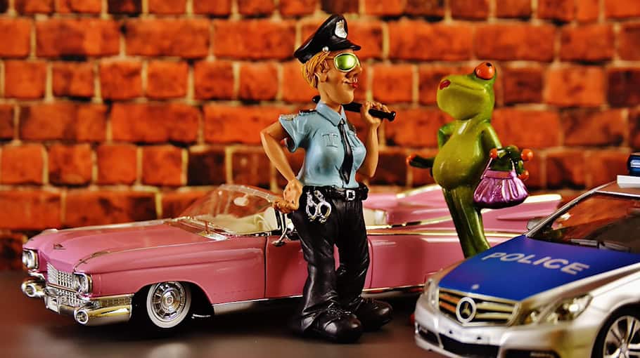 Polizeikontrolle gestoppt unerlaubtes Gespann in Hoyerswerda