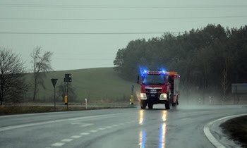 Unfall im Kreisverkehr Bahnhofstraße/Dresdner Straße