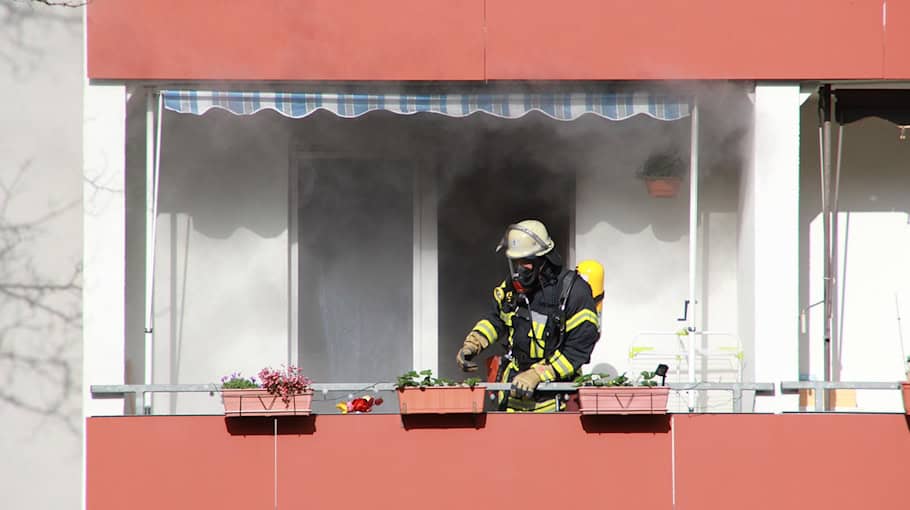 Brand in Kleingartenanlage am Stötteritzer Wäldchen