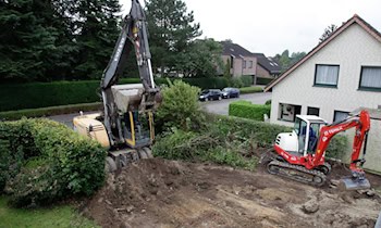 Diebstahl von Minibagger in Bischofswerda