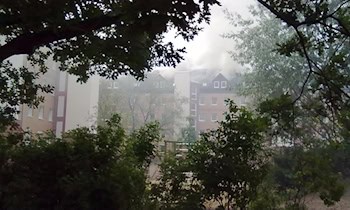 Küchenbrand in Mehrfamilienhaus Leipzig