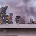 Brand im Dachboden eines Hauses in Niedercunnersdorf