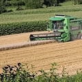 Mähdrescher-Unfall in Großschönau am 15. August 2025