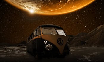 Polizeikontrolle bei verdächtigem Wohnmobil am Stausee Burk