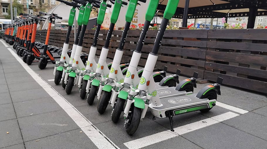 Berauscht auf dem E-Scooter in Bischofswerda