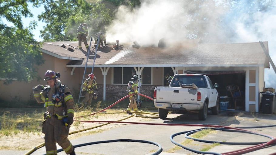 Brand in Einfamilienhaus in Flöha-Falkenau
