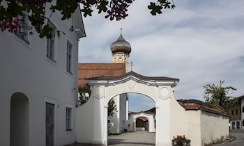 Eingangstor beschädigt Auto in Freital