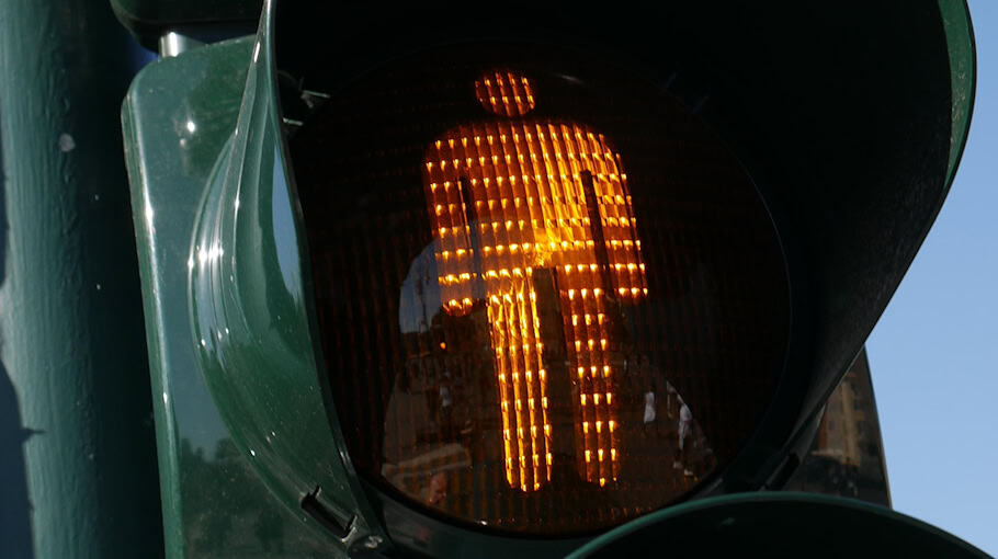 Beschädigte Ampeln in Königstein