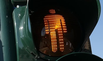 Beschädigte Ampeln in Königstein