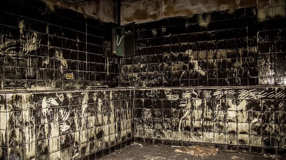 Gartenlaube in Tharandt abgebrannt